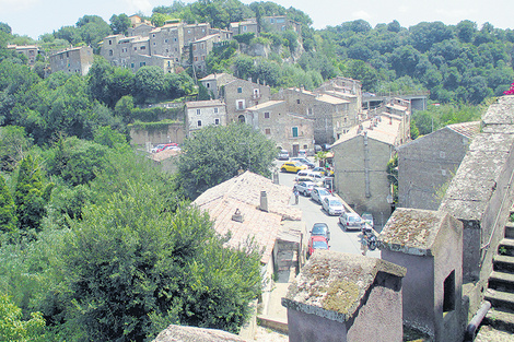 El encanto de Calcata lo convirtió en locación cinematográfica de varias películas.