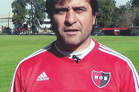 Garfagnoli dirigió ayer la práctica en Bella Vista. (Fuente: Prensa Newell&#39;s)