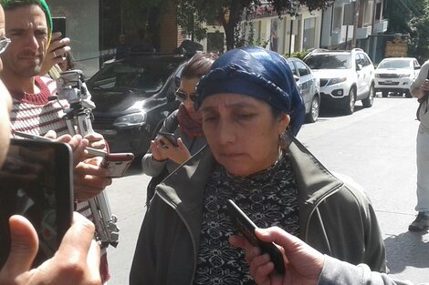 Isabel Huala, madre de Facundo Jones, tras conocerse el fallo.