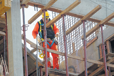 La construcción impulsó la economía de la mano de las obras viales y otros emprendimientos públicos y privados. (Fuente: Bernardino Avila)