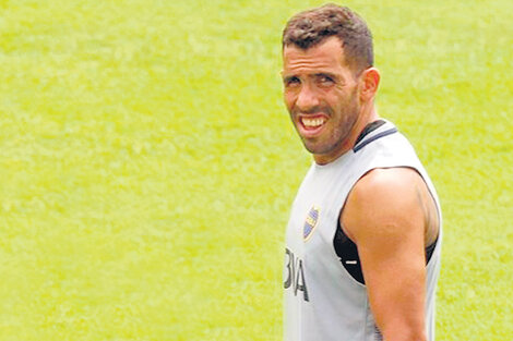 Carlos Tevez, goleador de Boca. (Fuente: Télam)