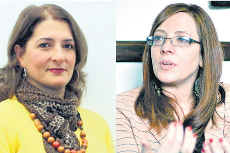 Las juezas María López Iñíguez y Sabrina Namer, integrantes del Tribunal Oral Federal 8.