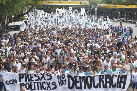 La marcha en imágenes