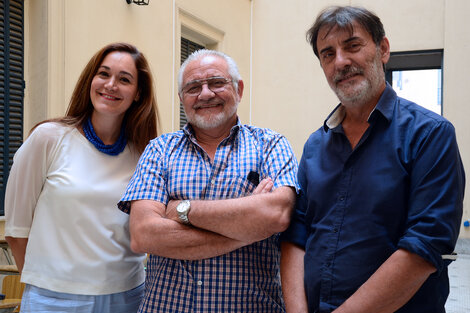 Los psicólogos Luisina Bourband, Carlos Barbato y Adelmo Manasseri realizan la investigación. (Fuente: Gentileza Dirección de Comunicación de la Ciencia)