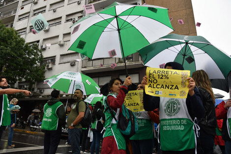 Protesta contra el 12 por ciento de Rodríguez Larreta