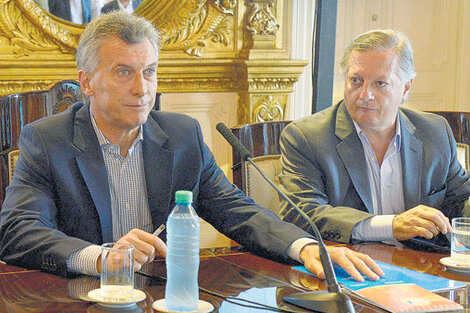 El presidente Mauricio Macri se reunió ayer con el ministro de Energía, Juan José Aranguren.