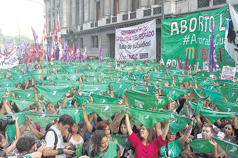 Otro pañuelazo, otra jornada de reclamo