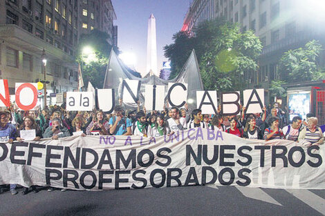 En marcha por los profesorados