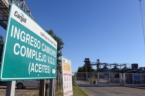 La planta de Cargill arranca hoy. El gremio anticipó que continuará con medidas de fuerzas.