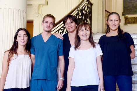 El equipo de Ciencias Médicas que llevó a cabo el relevamiento en Concordia.