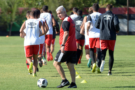 "Si jugamos bien, se hablará de fútbol y no de otra cosa", dijo. (Fuente: Sebastián Granata)