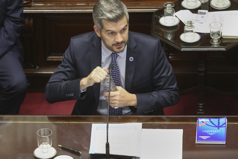 Marcos Peña ante el Senado