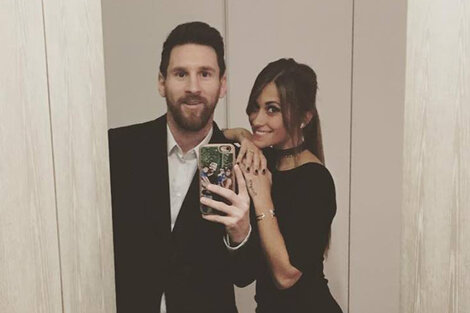 Messi, en familia