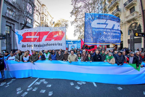 Paro de las CTA y Camioneros con mensaje a la CGT