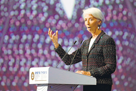 Christine Lagarde, titular del FMI, pactó con el Gobierno los términos del acuerdo.