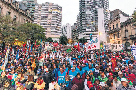 La Marcha Federal arrancó el lunes desde cinco puntos diferentes del país y atravesó todas las provincias.