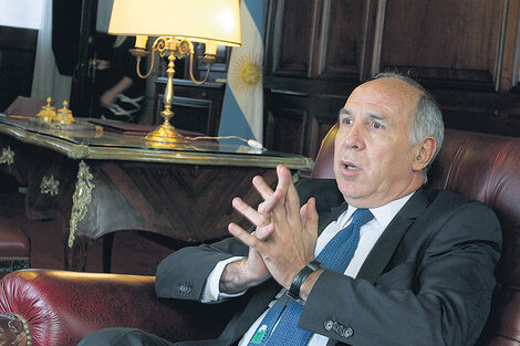 El presidente de la Corte Suprema, Ricardo Lorenzetti, mantiene un largo enfrentamiento con Elisa Carrió. (Fuente: Bernardino Avila)