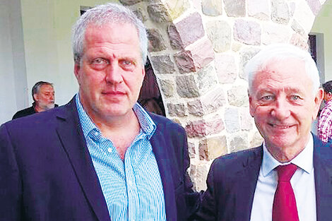 Los rectores Jaime Perczyk y Hugo Juri participaron del encuentro de ayer con los funcionarios del Gobierno.
