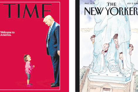 Las tapas de Time y The New Yorker ironizan sobre el trato que Trump les da a los inmigrantes.