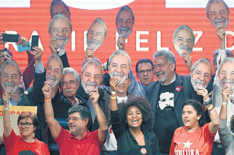 Dirigentes del Partido de los Trabajadores lanzaron oficialmente la candidatura de Lula este fin de semana.