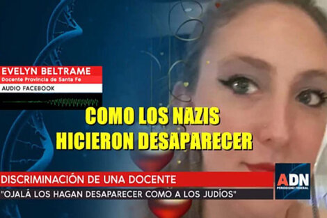 Beltrame le mandó un audio amenazante por Facebook a una periodista.