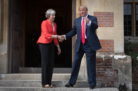 Trump siendo Trump en Londres