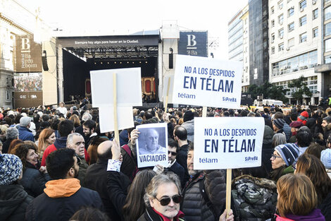 Los trabajadores de Télam en el concierto de Barenboim