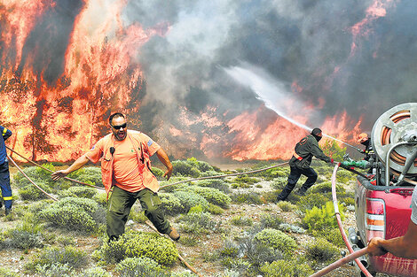 El horror del infierno concentrado en Grecia