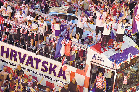 Croacia, un subcampeón orgulloso (Fuente: AFP)