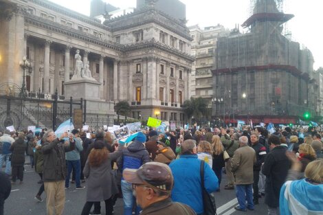 Reclamo frente al Congreso