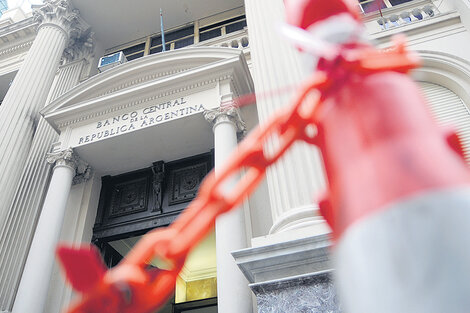 El Banco Central informó que del billón de pesos en Lebac, la mitad está en manos de los bancos. (Fuente: Guadalupe Lombardo)
