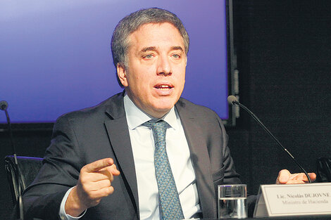 El ministro Nicolás Dujovne ya pidió una revisión de condiciones definidas en el acuerdo con el Fondo Monetario. (Fuente: Jorge Larrosa)