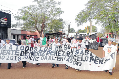 Los organismos movilizaron la comunidad de Gobernador Virasoro para buscar justicia en el caso.