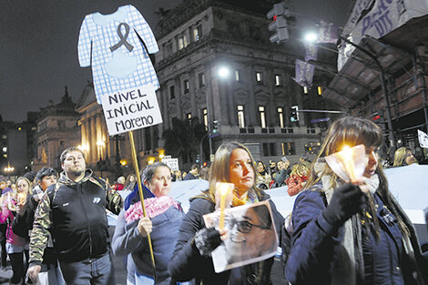 Marcha de silencio por Sandra y Rubén