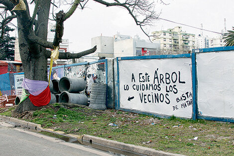 “La zona se inunda, necesitamos la plaza”