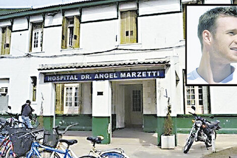 El hospital municipal Marzetti, donde ejercían Felipe Nori Haggi Lacerda (foto), ahora detenido, y Thais Soares Costa.