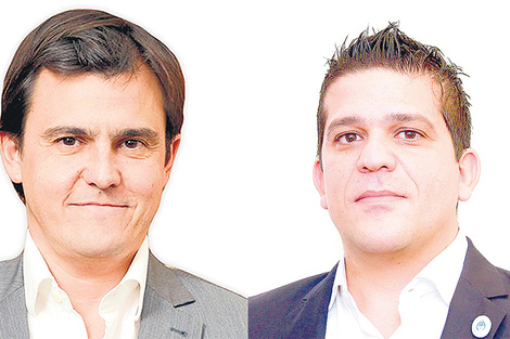 Santiago Hardie y Fernando Molas, parte del equipo del ministro Etchevehere en Agricultura.