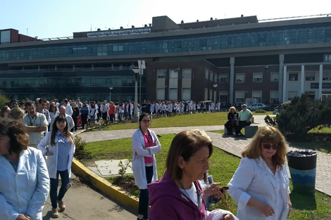 Marcha por el hospital