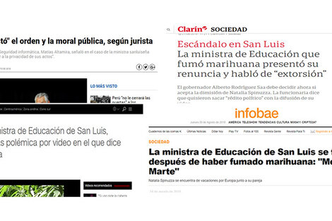 "Se está mediatizando un acto privado para opacar los verdaderos escándalos"