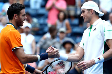 Delpo ganó el duelo de gigantes