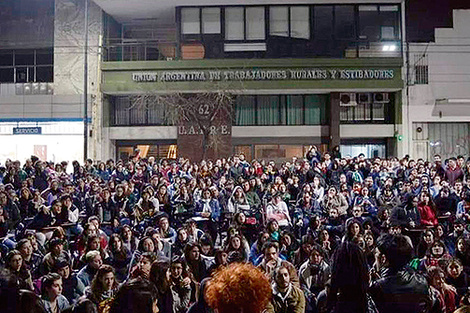 La ocupación de la facultad comenzó el lunes 3 y fue ratificada por sucesivas asambleas.