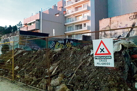 Una plaza convertida en obrador