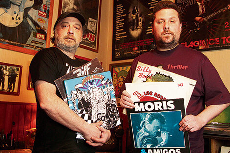 Fernando Brener y Claudio Zuccala, fans y estudiosos del rock argentino.