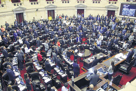 El recinto de la Cámara de Diputados en donde se convocó a una sesión especial para derogar la medida. (Fuente: NA)