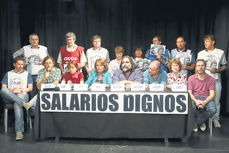 El paro fue anunciado por el frente gremial docente, ATE, Cicop y AJB.