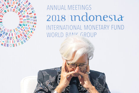 “En Argentina y Turquía las vulnerabilidades externas llevaron a grandes devaluaciones”, advirtió el FMI de Lagarde.