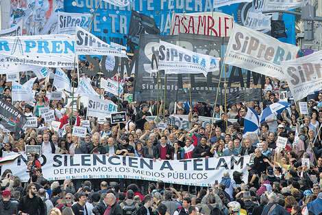 Los trabajadores de la agencia de noticias llevan 115 días de paro en rechazo a los despidos.