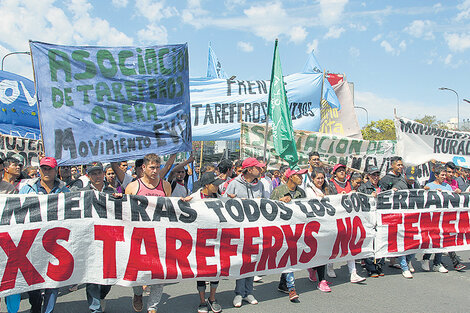 “Nuestras condiciones de vida son desesperantes”, advirtieron los trabajadores. (Fuente: Bernardino Avila)