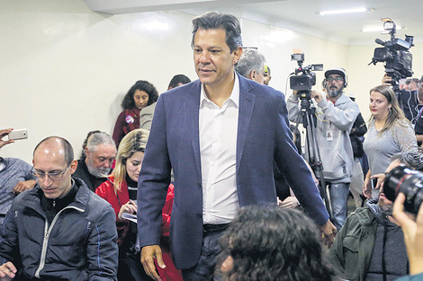 Haddad destacó que le restan 20 días de campaña, el mismo tiempo que tuvo desde que fue lanzada su candidatura.