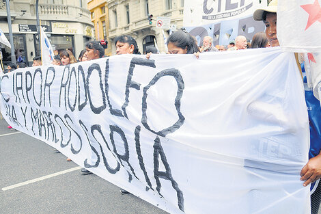 La manifestación arrancó a las 11 en Avenida de Mayo y Avenida 9 de Julio.